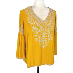 Chealsea & Theodore embroidered blouse